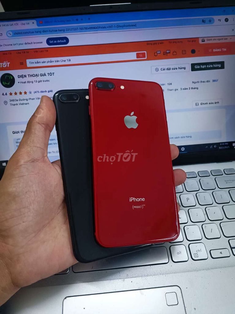 IPHONE 8 PLUS 256GB PIN 100 MÀN ZIN ĐẸP FULL CN. Mua bán Điện thoại tại Quận Bình Thạnh Tp Hồ Chí Minh được đăng bởi Dân Mobile hình 1
