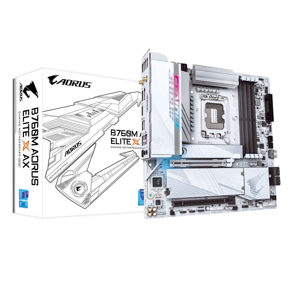 CPU i7 12700KF + B760M Trắng Aorus Elite X AX DDR5. Mua bán Linh kiện (RAM, Card...) tại Quận 6 Tp Hồ Chí Minh được đăng bởi Tuấn hình 3