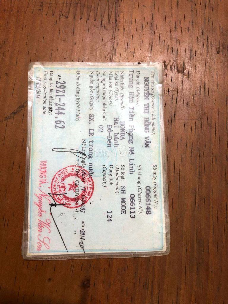 Thanh lý SH mode rất mới đi ít. Mua bán Xe máy tại Huyện Mê Linh Hà Nội được đăng bởi Bình  hình 5