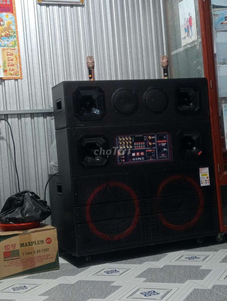 Loa karaoke màu Đen Như mới. Mua bán Tivi, Âm thanh tại Huyện Châu Thành Đồng Tháp được đăng bởi votinh hình 1