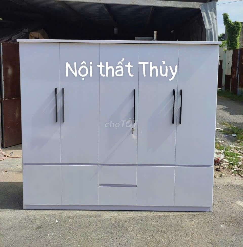 Tủ quần áo nhựa 5 cánh ngang  2m. Mua bán Tủ, kệ gia đình tại Quận 7 Tp Hồ Chí Minh được đăng bởi Phương thủy hình 1