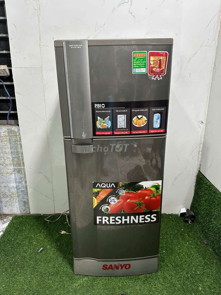 Tủ lạnh Sanyo 170L Xám. Mua bán Tủ lạnh tại Quận Thanh Khê Đà Nẵng được đăng bởi ĐIỆN MÁY QUỐC KHÁNH  hình 1