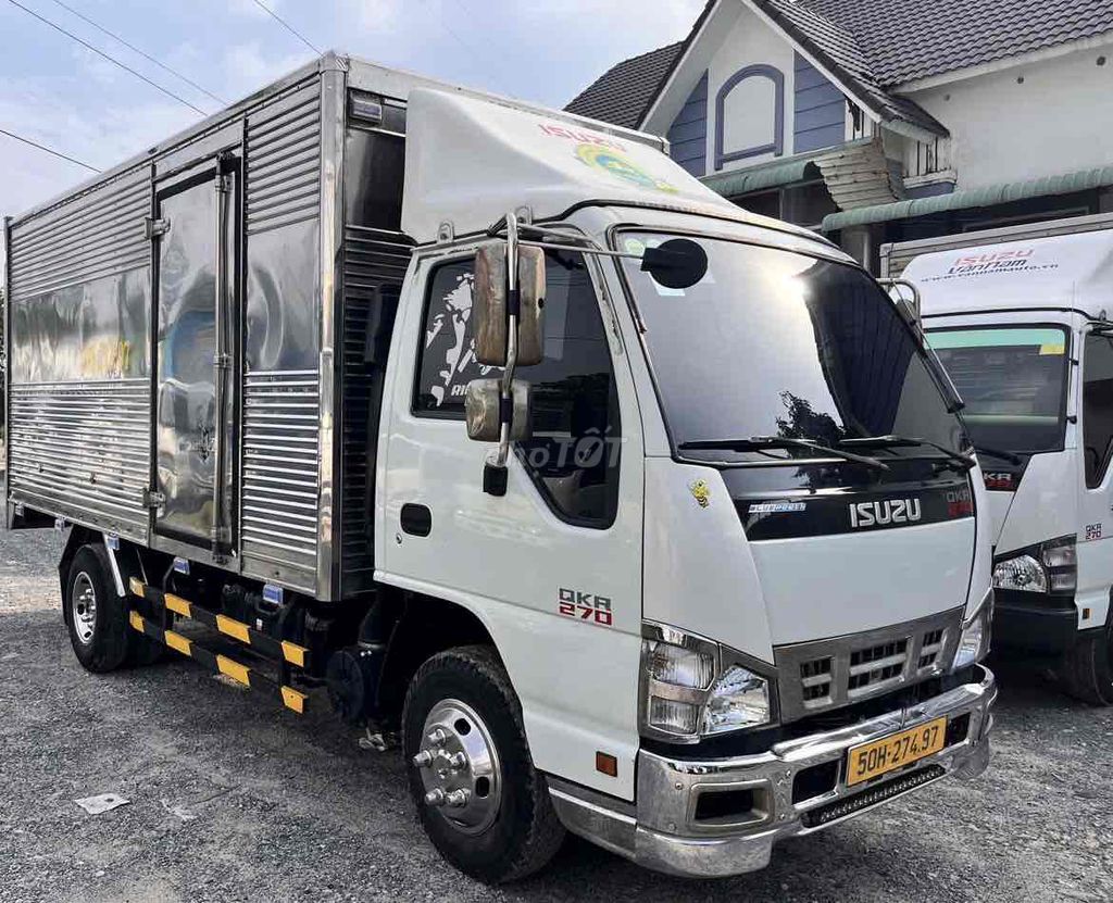 isuzu qkr270 sx 2021 thùng 4m3 tải 1t990