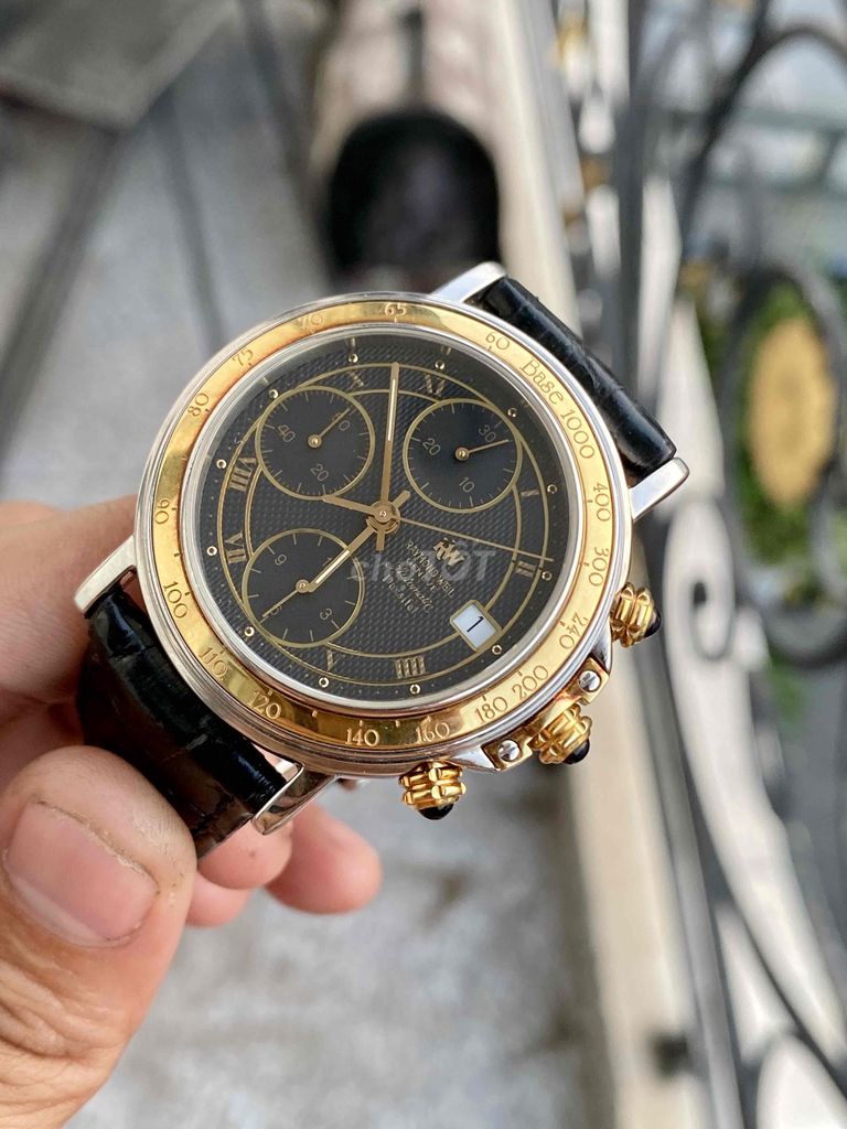 : Raymond Weil chronogard niềng vàng đúc 18k