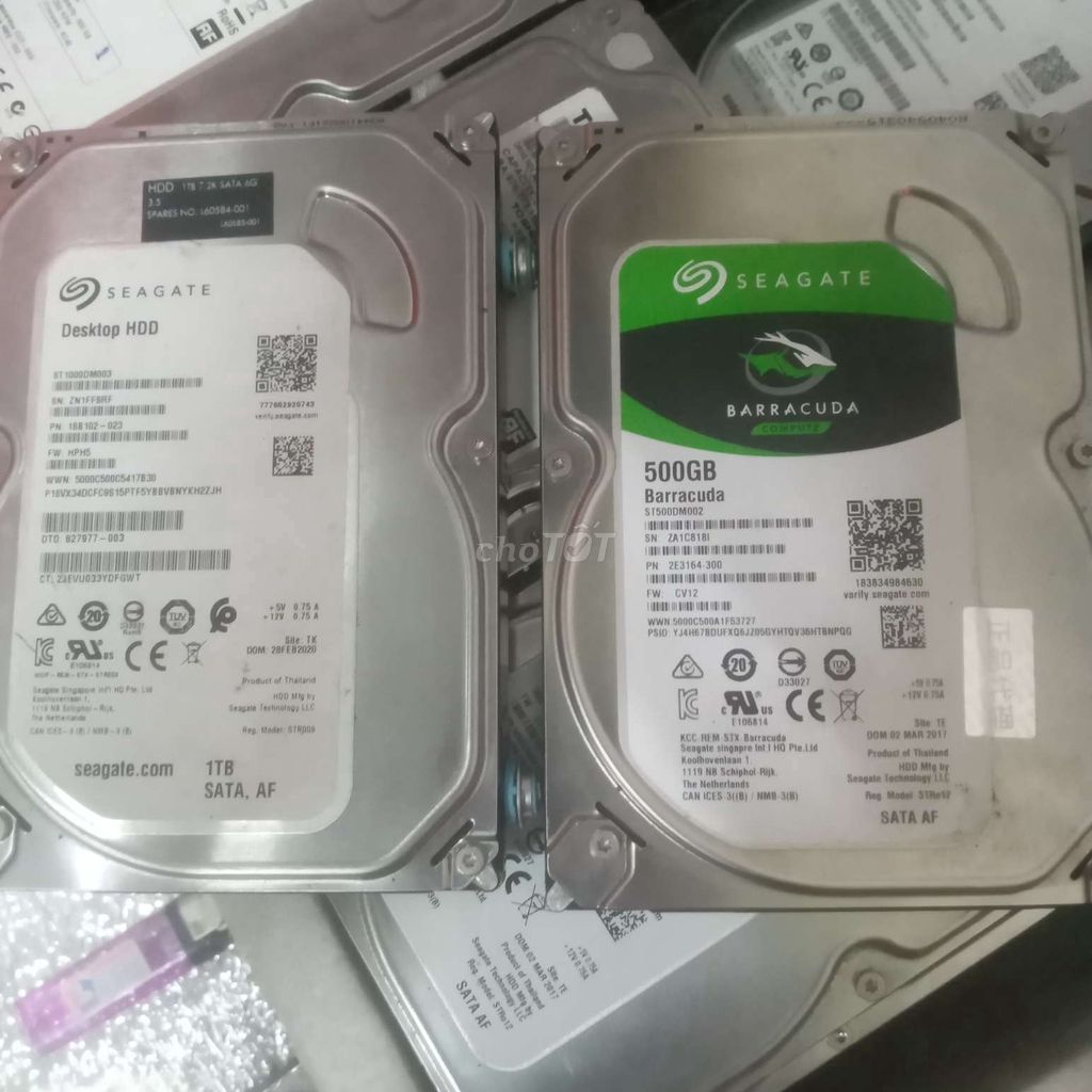 _(81)HDD PC 1T & 500GB × SỨC KHỎE TỐT