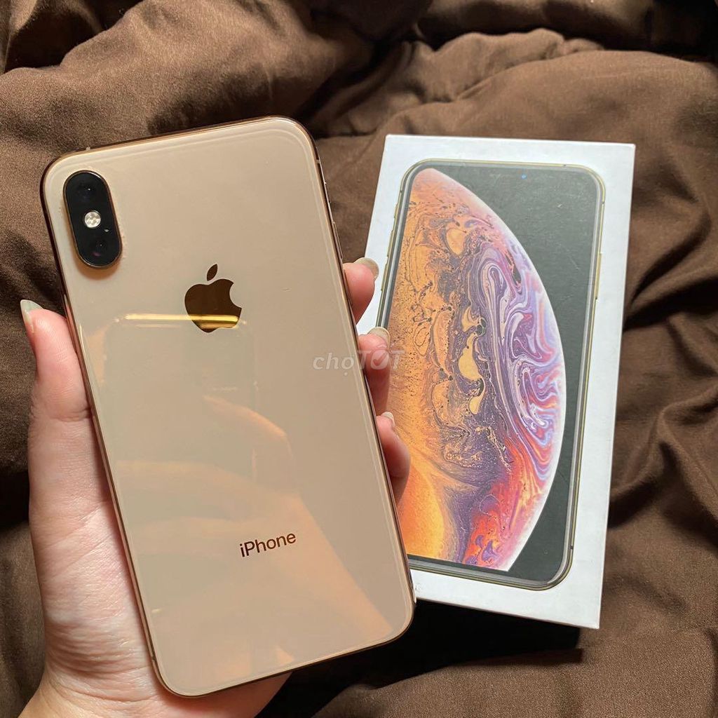 Iphone Xs max 64 vàng bản Qte mỹ còn BH 6 tháng