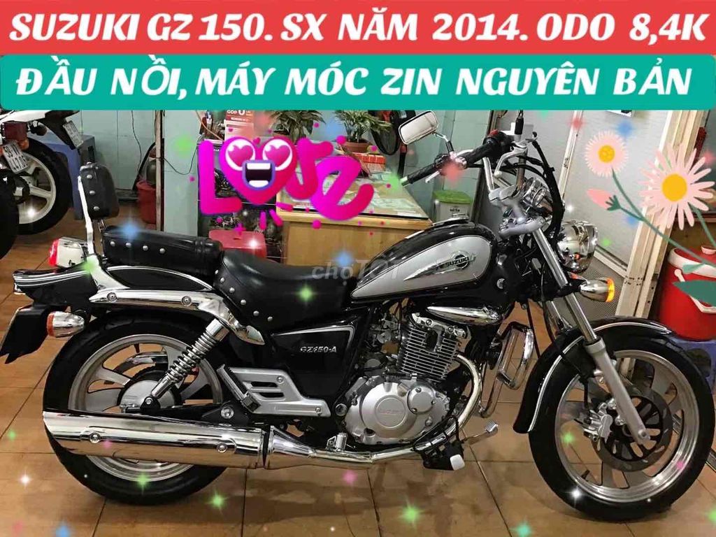 SUZUKI GZ 150.SX 2014.ODO 8,4K.XE ĐẸP, MÁY MÓC ZIN. Mua bán Xe máy tại Quận Phú Nhuận Tp Hồ Chí Minh được đăng bởi MOTO LUU THANH HAI  77A hình 3