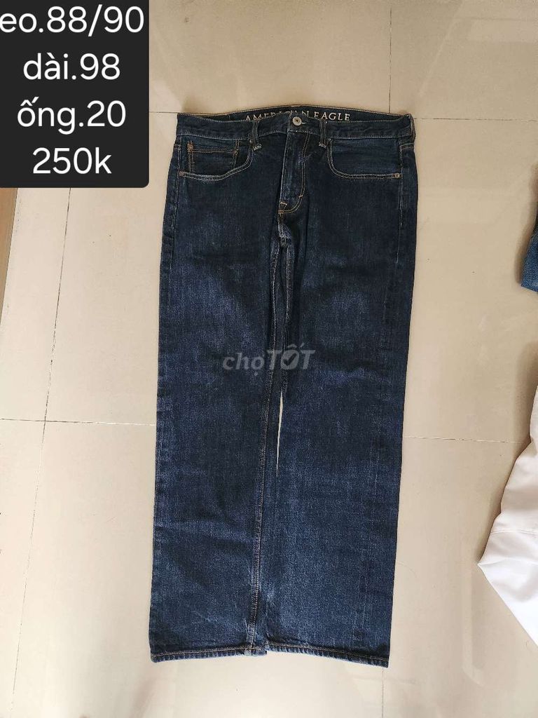 Quần jean American Eagle Nam Xanh đậm size 88/90cm. Mua bán Quần áo tại Quận Gò Vấp Tp Hồ Chí Minh được đăng bởi fox secondhand hình 1