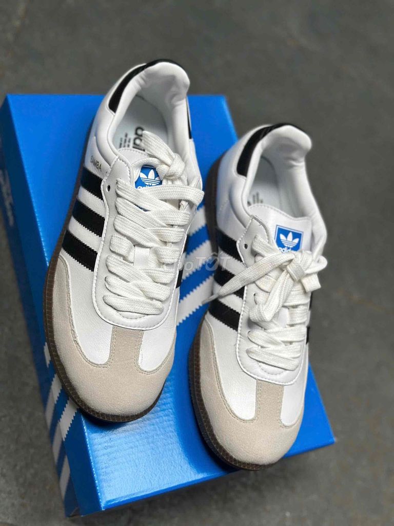 Giày thể thao Adidas Samba Trắng đen. Mua bán Giày dép tại Quận Tân Phú Tp Hồ Chí Minh được đăng bởi 2hand luxury hình 1