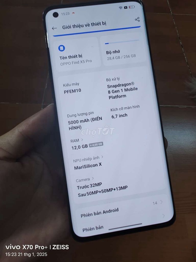 Oppo Find X5 Pro 12/256 Chip Snap 8 Gen1