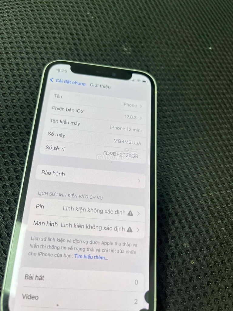Apple iPhone 12 mini 128GB Trắng. Mua bán Điện thoại tại Quận Long Biên Hà Nội được đăng bởi Việt Anh Nguyễn hình 1