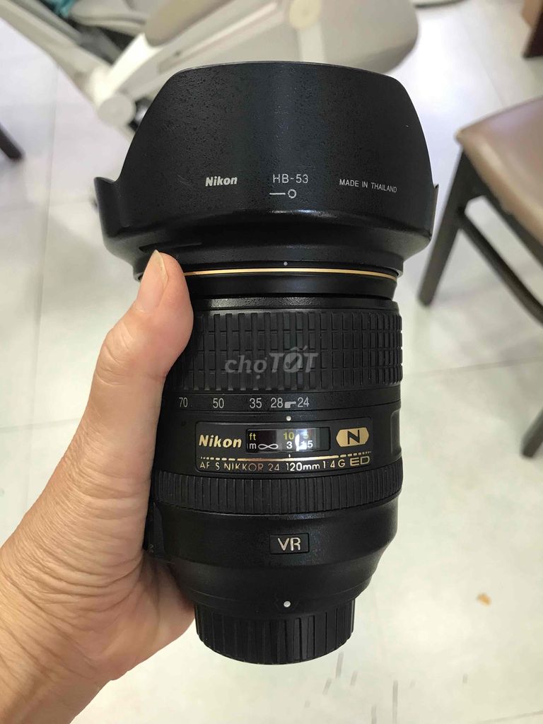 LEN NIKON 24-120mm NANO ĐẸP 98%