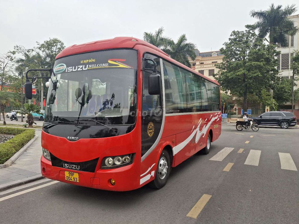 Xe khách Samco Isuzu 2011 29 chỗ Đỏ. Mua bán Phương tiện khác tại Thành phố Thái Bình Thái Bình được đăng bởi xuân Đức  hình 2