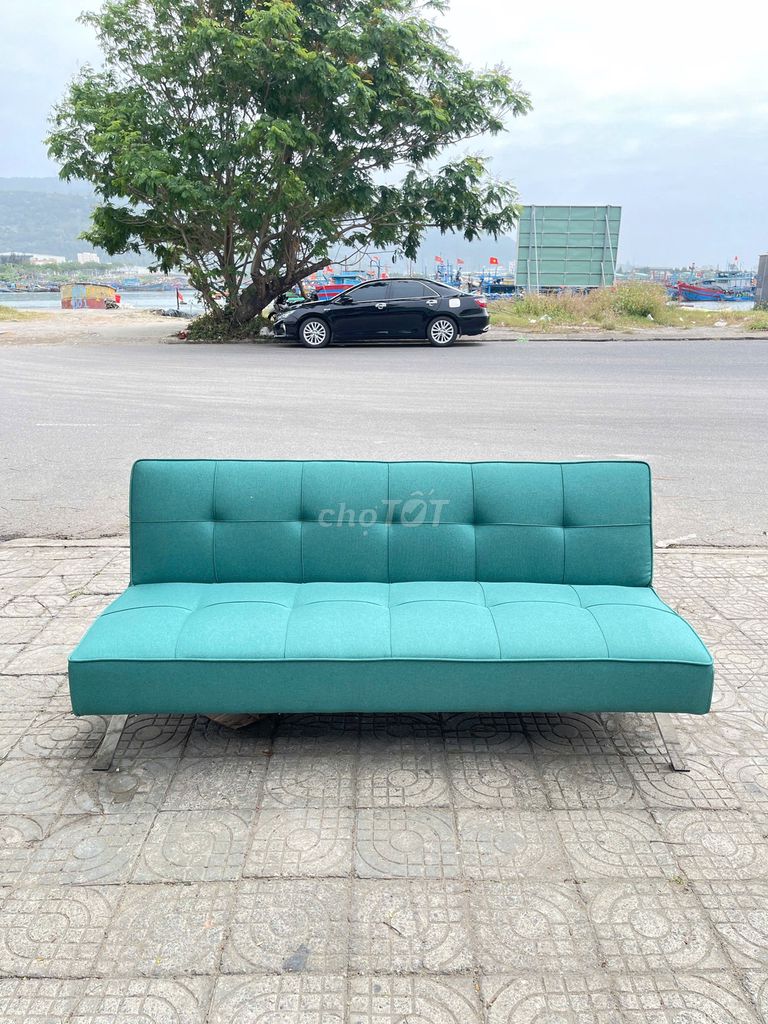 Ghế sofa vải xanh ngọc. Dịch vụ nhà cửa khác tại Quận Sơn Trà Đà Nẵng được đăng bởi THẾ GIỚI ĐỒ CŨ ĐÀ NẴNG hình 1