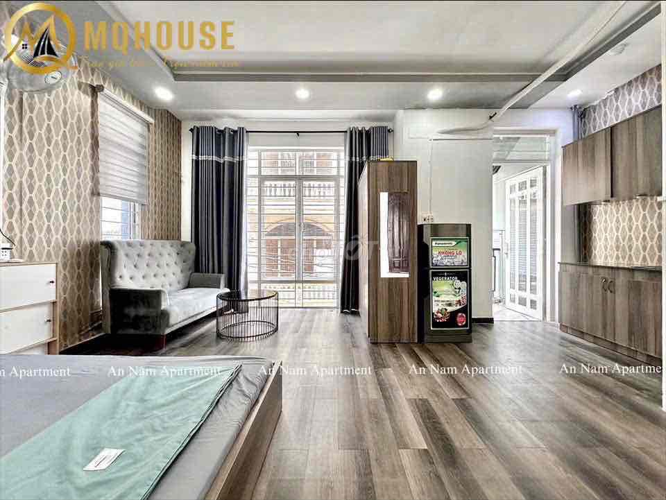 💥Studio siêu rộng, full nội thất, bancony thoáng mát tại Cô Bắc