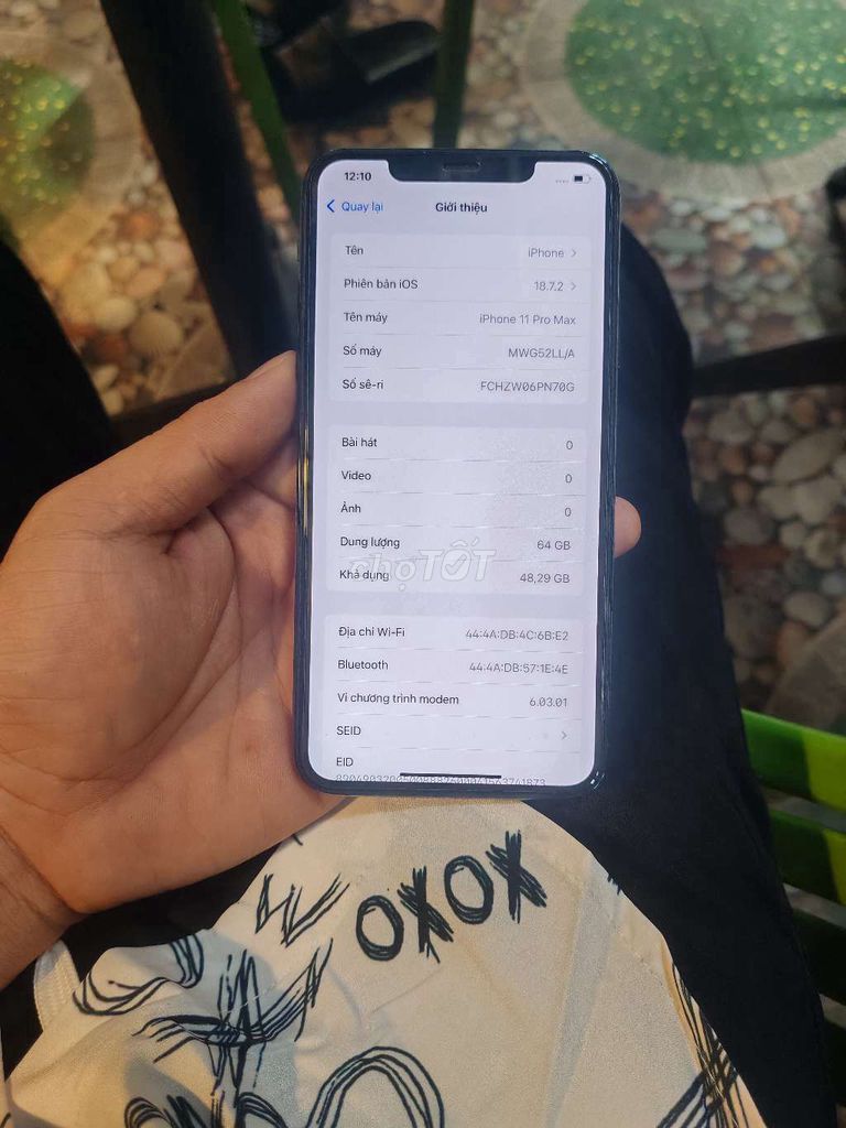 Apple iPhone 11 Pro Max 64GB Xanh lock zin all. Mua bán Điện thoại tại Quận Bình Tân Tp Hồ Chí Minh được đăng bởi V I N H hình 1