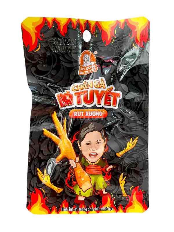 Chân gà rút xương Bà Tuyết vị Cay Gói. Mua bán Đồ ăn, thực phẩm và các loại khác tại Huyện Gia Lâm Hà Nội được đăng bởi Ăn cùng Bà Tuyết hình 1