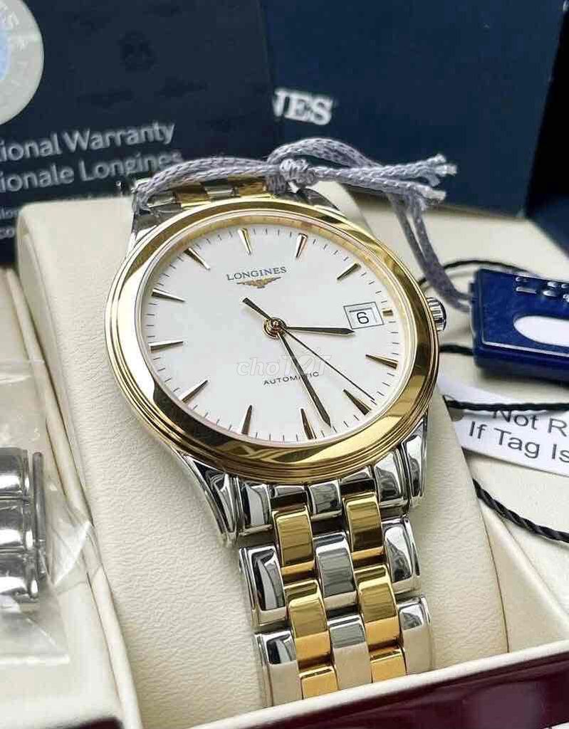 Longines Flagship Demi vàng máy L888 mới Fullset