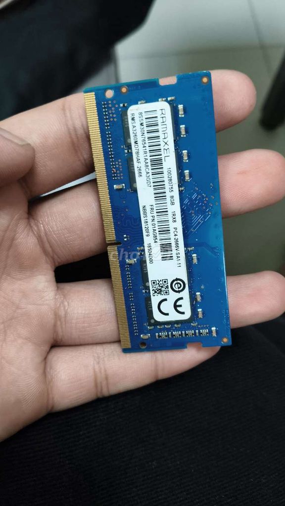 RAMAXEL DDR4 8GB 2666MHz Laptop Mới. Mua bán Linh kiện (RAM, Card...) tại Thành phố Thủ Dầu Một Bình Dương được đăng bởi Bao Phuc hình 1