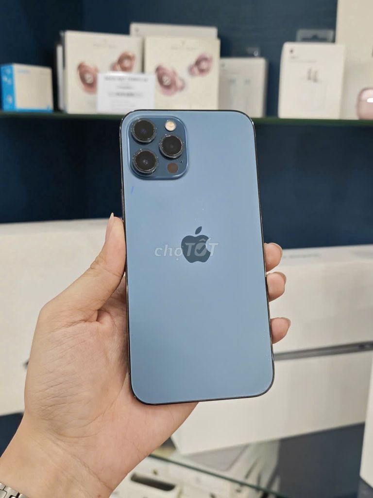  iPhone 12 Pro Max 256GB Blue Quốc Tế zin chuẩn. Mua bán Điện thoại tại Quận Phú Nhuận Tp Hồ Chí Minh được đăng bởi TYMO Việt Nam hình 1