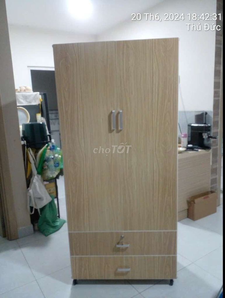 TỦ NHỰA ĐÀI LOAN 2 CÁNH MÀU XOAN ĐÀO . Mua bán Tủ, kệ gia đình tại Thành phố Biên Hòa Đồng Nai được đăng bởi Tủ nhựa đài loan hoàng quân hình 1