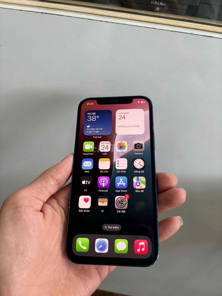 iPhone 12 64GB Xanh dương quốc tế mất face id. Mua bán Điện thoại tại Quận Ninh Kiều Cần Thơ được đăng bởi everest hình 1