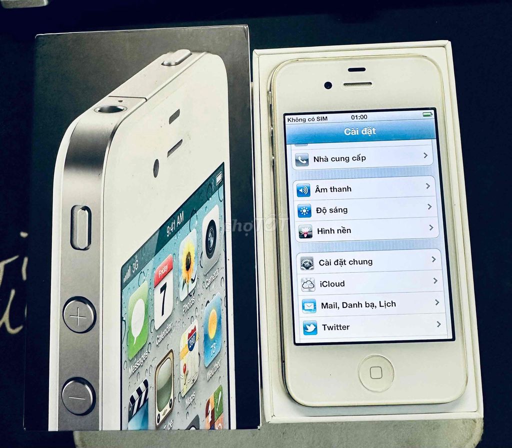 iphone 4 8gb zin + box. Mua bán Điện thoại tại Quận Gò Vấp Tp Hồ Chí Minh được đăng bởi Phạm Hồng Phước hình 1