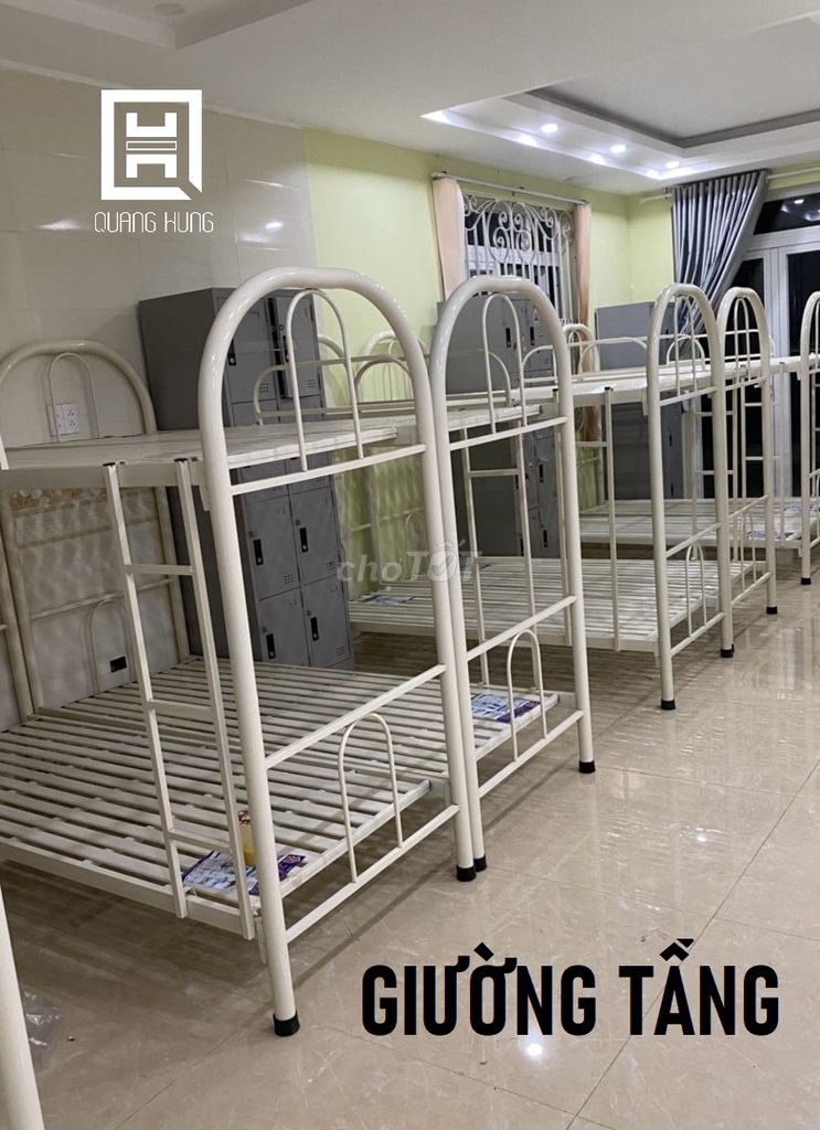 GIƯỜNG TẦNG==GIƯỜNG TẦNG SẮT==GIƯỜNG TẦNG ỐNG TRÒN. Mua bán Giường, chăn ga gối nệm tại Thị xã Phú Mỹ Bà Rịa - Vũng Tàu được đăng bởi NỘI THẤT NHÀ XINH hình 1