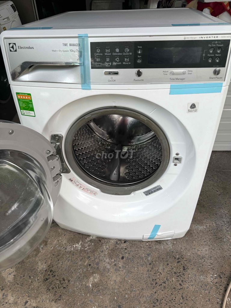 Máy giặt Electrolux 10kg sấy 7kg. Mua bán Máy giặt tại Thành phố Thủ Đức Tp Hồ Chí Minh được đăng bởi Cu Nam hình 3