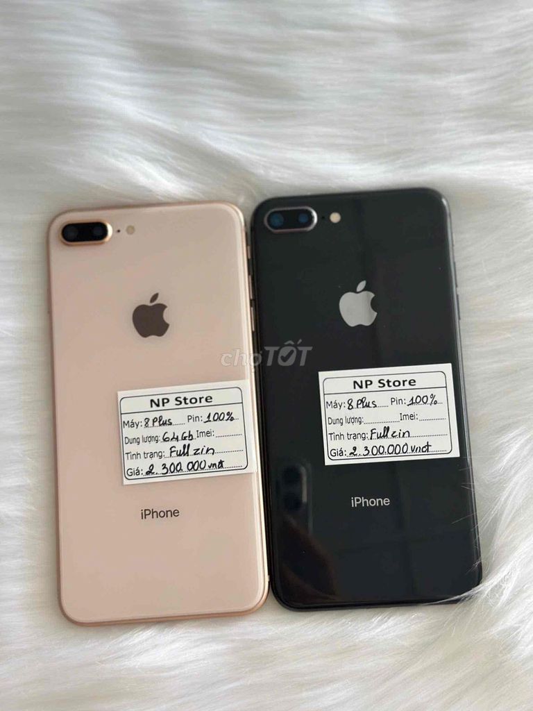 iPhone 8 Plus 64GB Vàng & Đen - Main zin Màn zin. Mua bán Điện thoại tại Quận Ninh Kiều Cần Thơ được đăng bởi NP Store hình 1