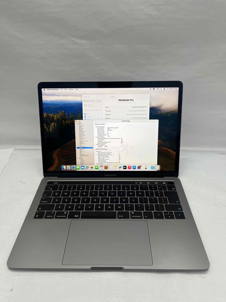 MacBook Pro 2018 i7 Ram 16GB Ssd 512GB. Mua bán Laptop tại Quận Sơn Trà Đà Nẵng được đăng bởi BƠ BƯ Macbook Cũ hình 1