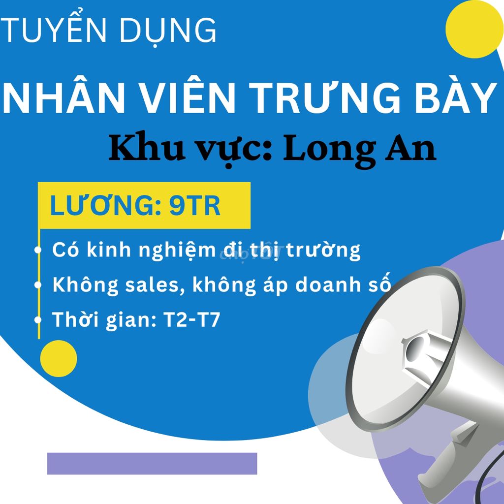 TRƯNG BÀY HÀNG HÓA KÊNH GT khu vực Long An