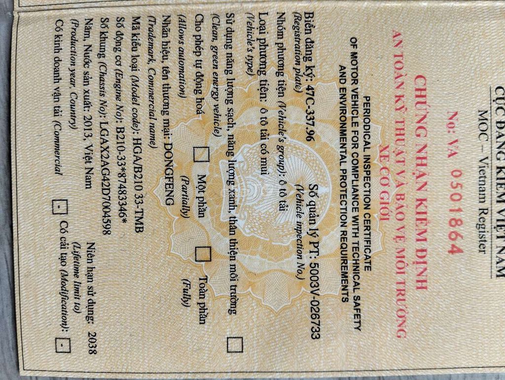 Bán xe tải Dongfeng 9 tấn 2013. Mua bán Xe tải, xe ben tại Huyện Bình Chánh Tp Hồ Chí Minh được đăng bởi huynhductrong hình 5