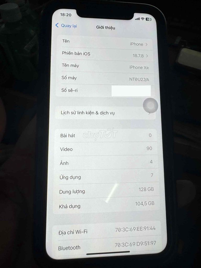 Apple iPhone XR 128GB Xanh Đã qua sử dụng. Mua bán Điện thoại tại Huyện Bình Chánh Tp Hồ Chí Minh được đăng bởi Lương Ngọc Trọng hình 1