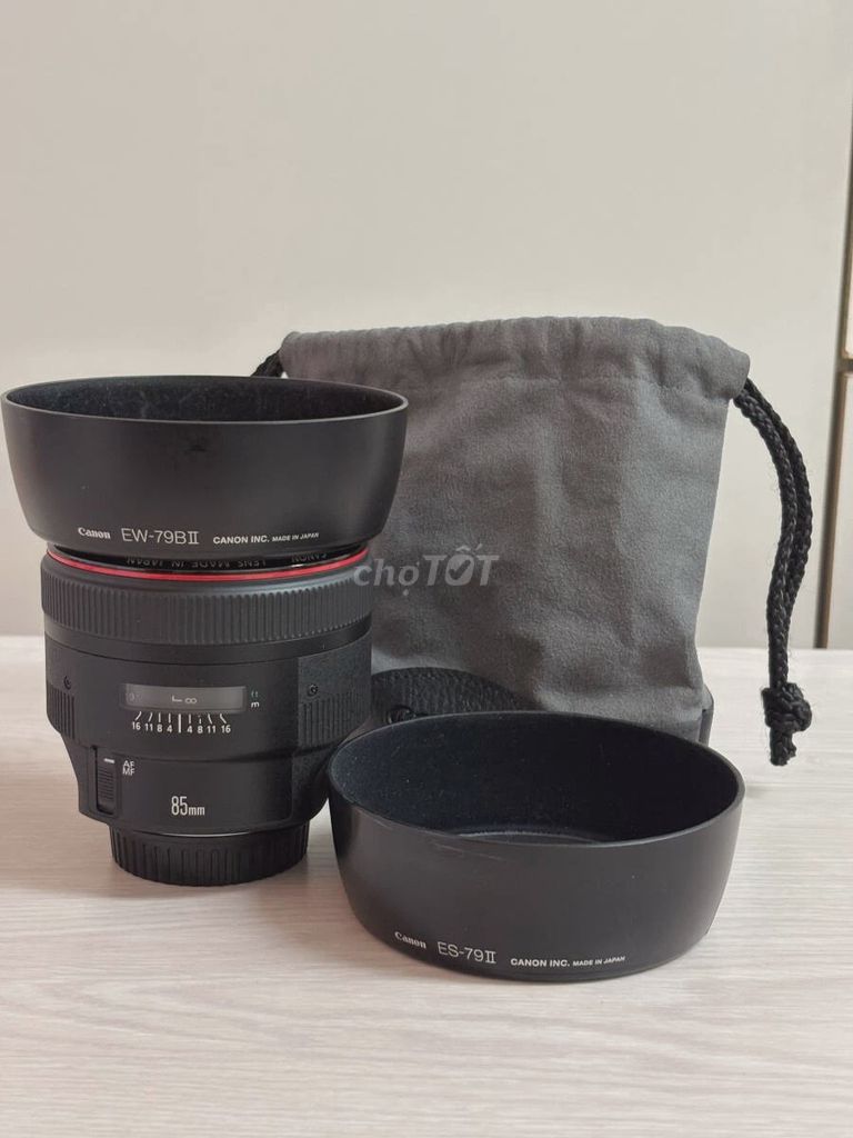 Ống kính Canon 85mm 1.2 II Đen. Mua bán Máy ảnh, Máy quay tại Quận 1 Tp Hồ Chí Minh được đăng bởi HUY hình 1