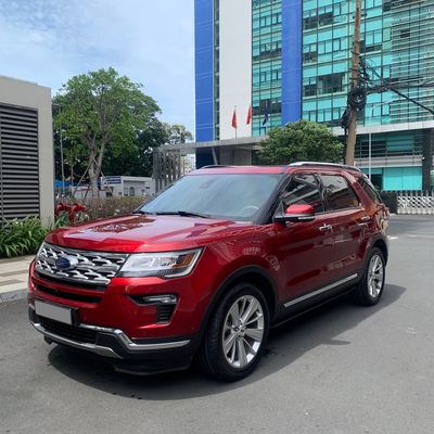 Ford Explorer 2019 màu đỏ full tiện nghi