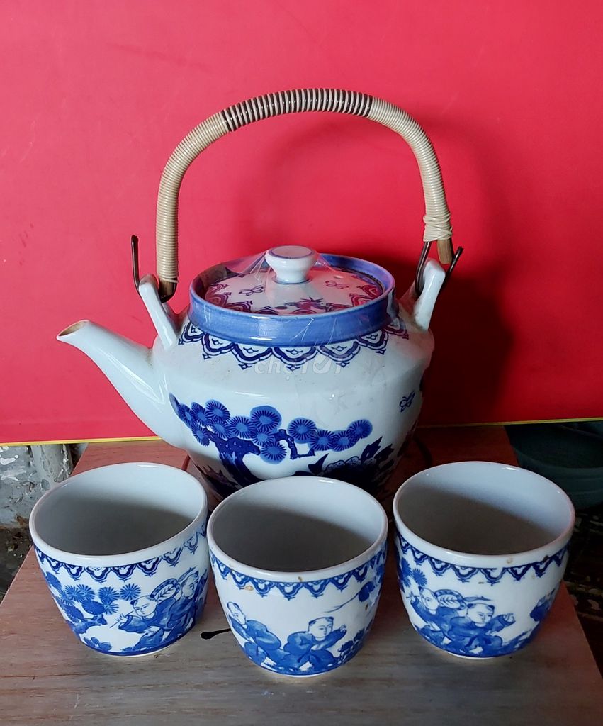Bộ bình trà Gốm sứ 1 lít. Mua bán Nội thất, đồ gia dụng khác tại Quận Bình Thuỷ Cần Thơ được đăng bởi tuấn hình 1