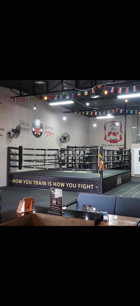 Sàn đài boxing 5m x 5m đã qua sử dụng