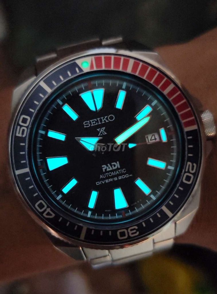 Đồng hồ Seiko Diver Samurai Pepsi zin ken . Mua bán Đồng hồ tại Huyện Nhơn Trạch Đồng Nai được đăng bởi hải  hình 1