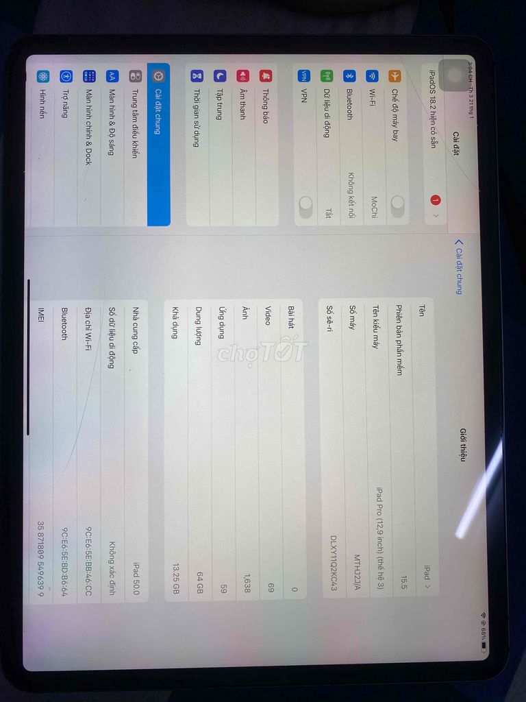 ipad pro 2018 12inch siêu to