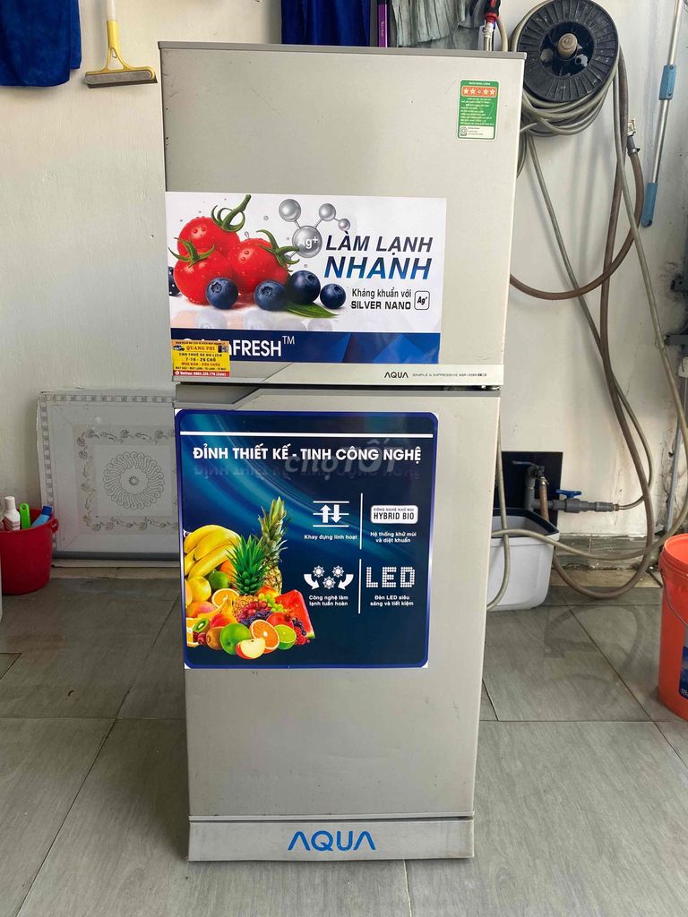 Tủ lạnh Aqua 145 lít Xám. Mua bán Tủ lạnh tại Thị xã Phú Mỹ Bà Rịa - Vũng Tàu được đăng bởi Nguyễn Quang Phi hình 1