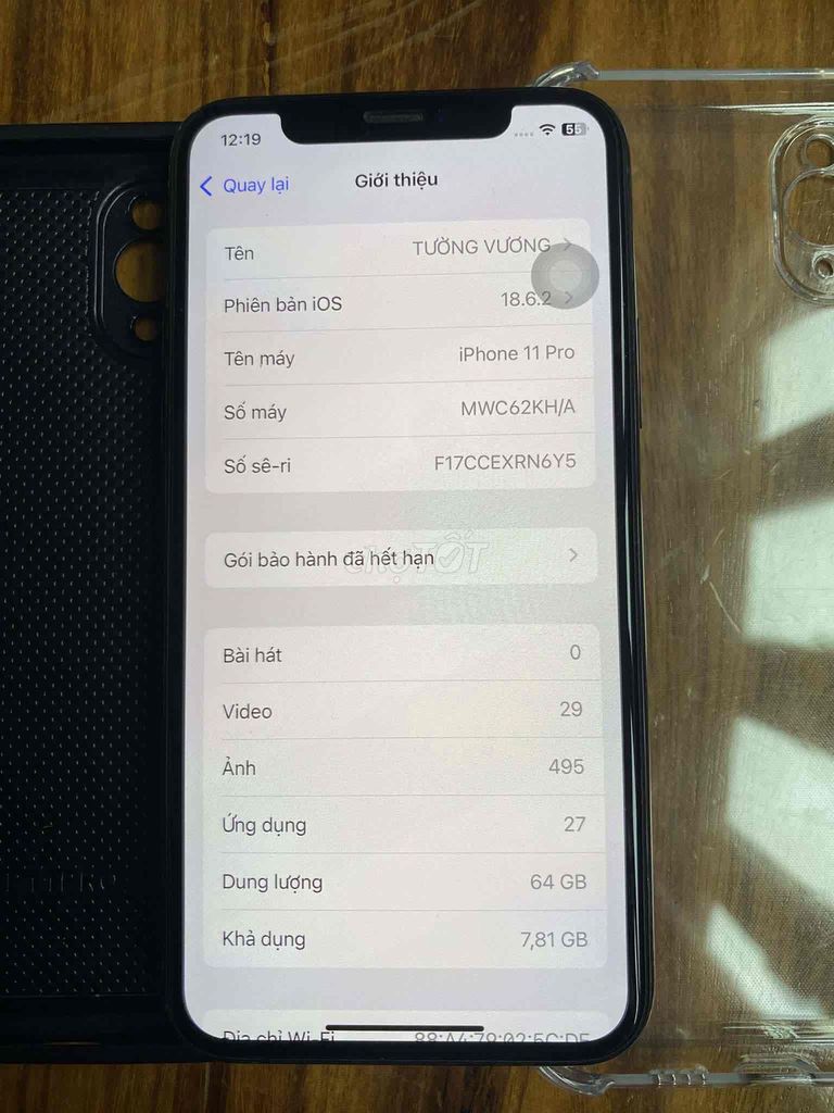 Apple iPhone 11 Pro 64GB Xám. Mua bán Điện thoại tại Huyện Mộ Đức Quảng Ngãi được đăng bởi Tống Tường Vương hình 1