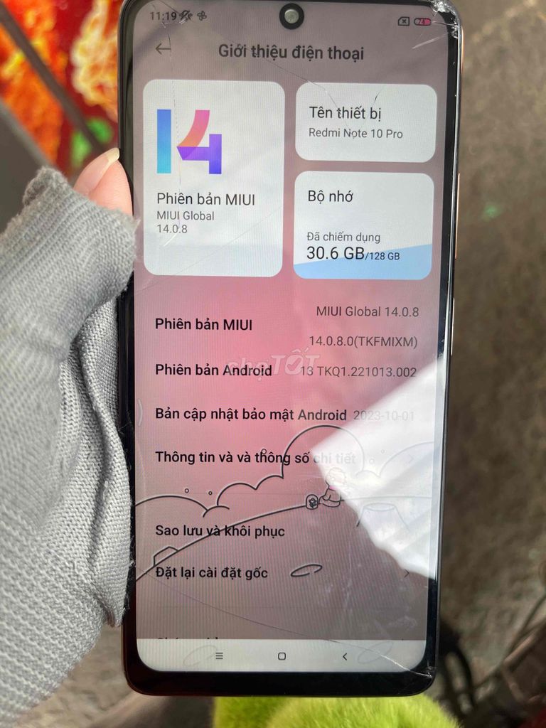 Xiaomi Redmi Note 10 Pro 128GB Vàng đồng. Mua bán Điện thoại tại Thành phố Thủ Đức Tp Hồ Chí Minh được đăng bởi pe pe hình 1