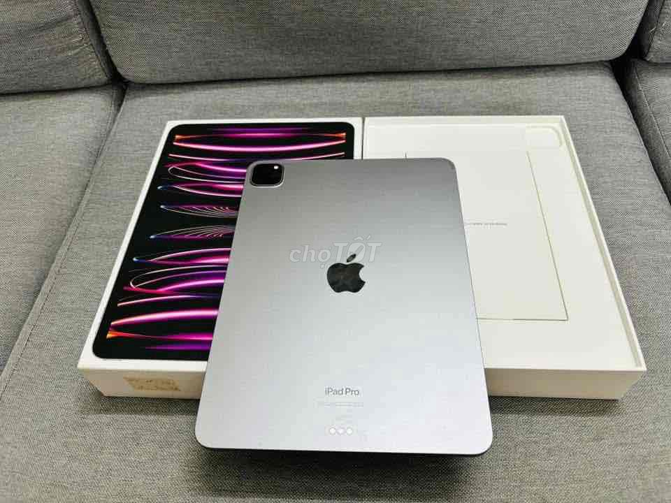 iPad Pro 11in M2 256G wifi.Fulbox đẹp 99,99%