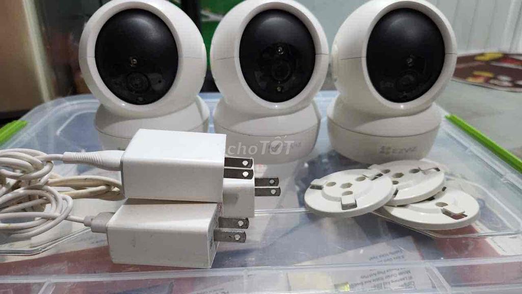 Bán 3 Camera an ninh EZVIZ C6N Tài khoản sạch. Mua bán Máy ảnh, Máy quay tại Thành phố Thủ Đức Tp Hồ Chí Minh được đăng bởi Thiên Bảo hình 1