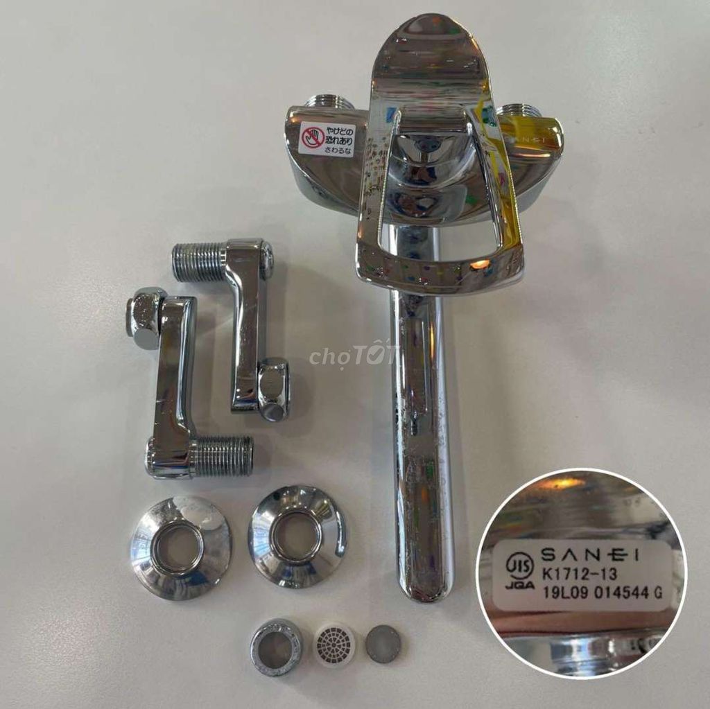 Vòi rửa bát nóng lạnh nội địa nhật Sanei K1712-13. Mua bán Thiết bị vệ sinh, nhà tắm tại Huyện Văn Lâm Hưng Yên được đăng bởi LTT hình 1