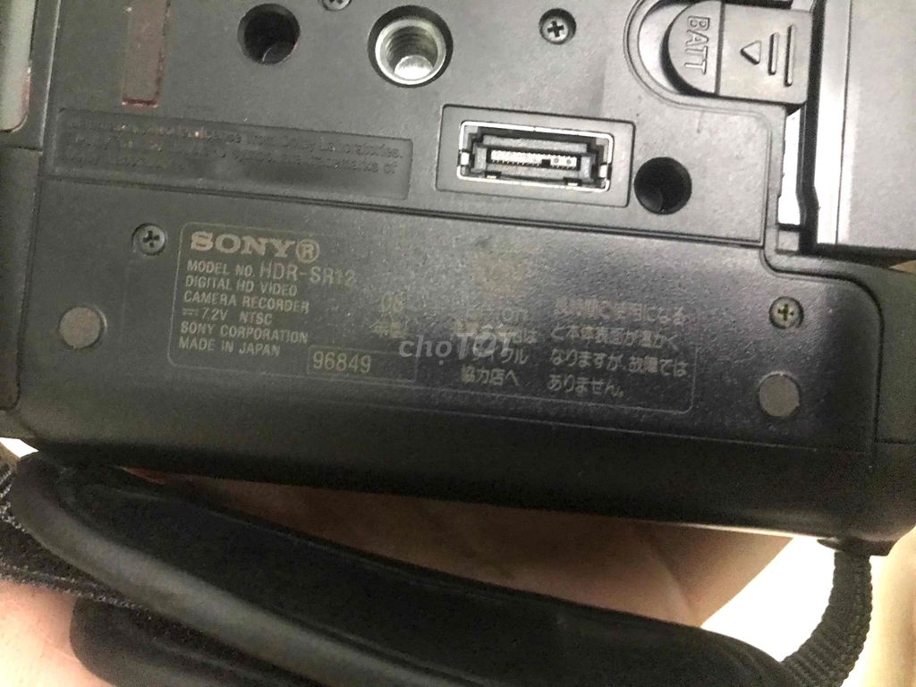 Máy quay Sony Made in Japan ổ cứng 120 G