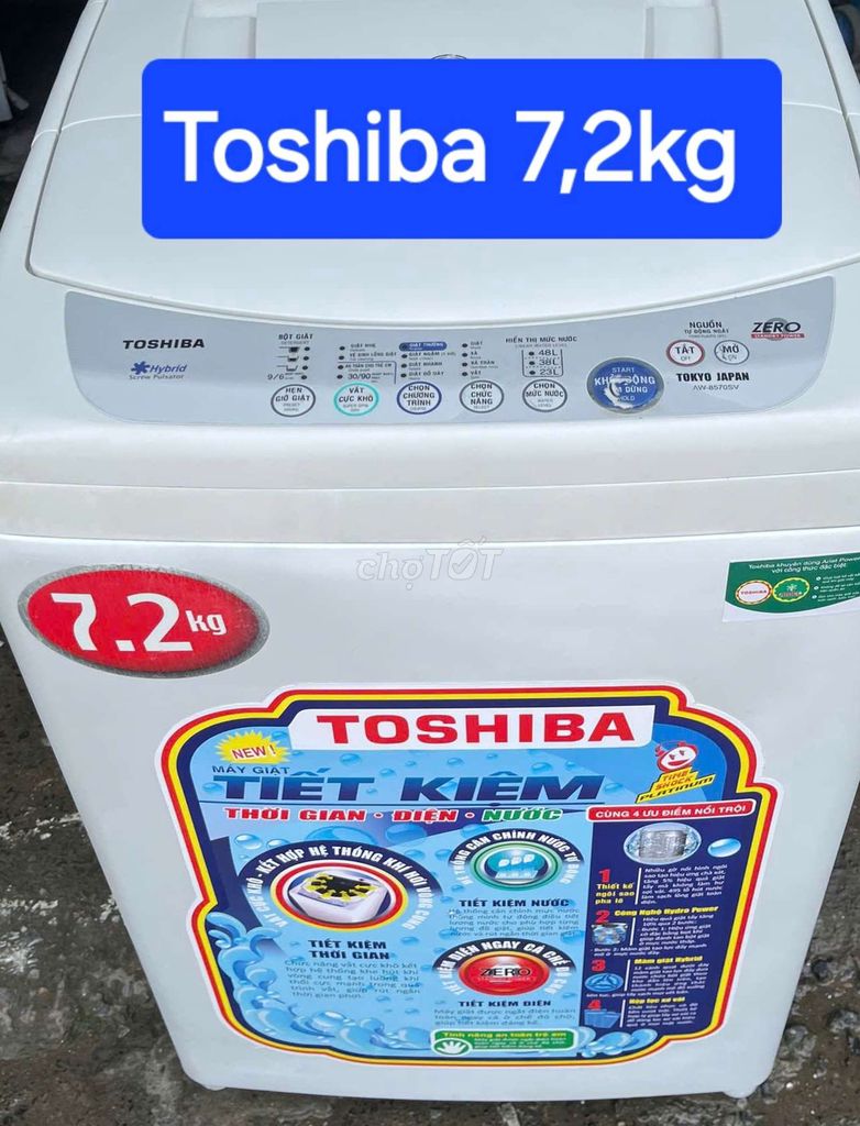 Thanh lý máy giặt Toshiba 7,2kg mới tốt 🎉