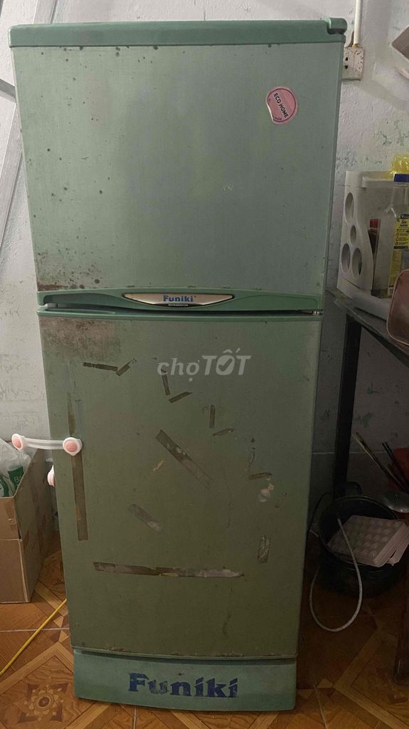 Tủ lạnh Funiki 2 ngăn Xanh lá. Mua bán Tủ lạnh tại Thành phố Vinh Nghệ An được đăng bởi Võ Hoài Lâm hình 1