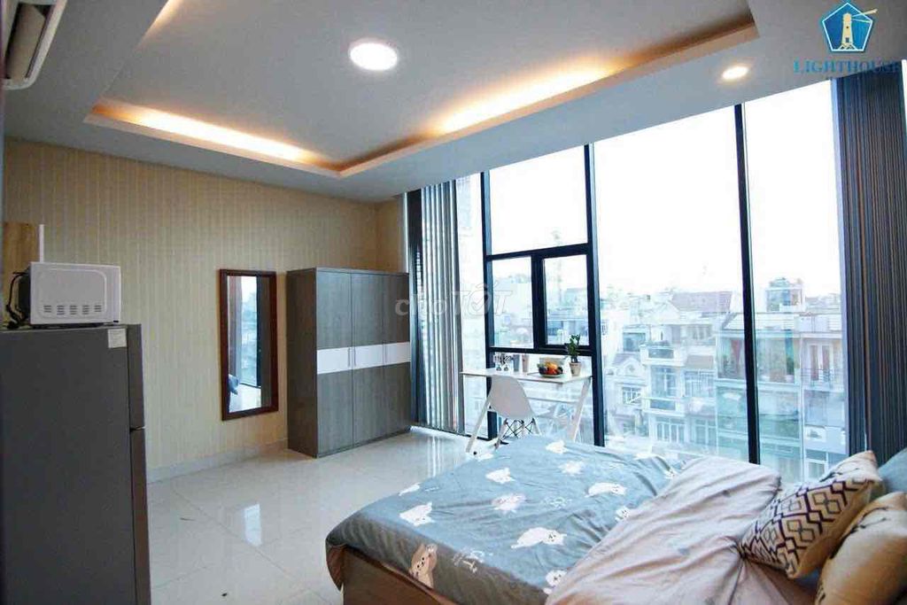 ✅ CHO THUÊ CHDV VIEW KÍNH THOÁNG, RỘNG 35M2, GẦN CẦU NVC Q5, MẶT TIỀN